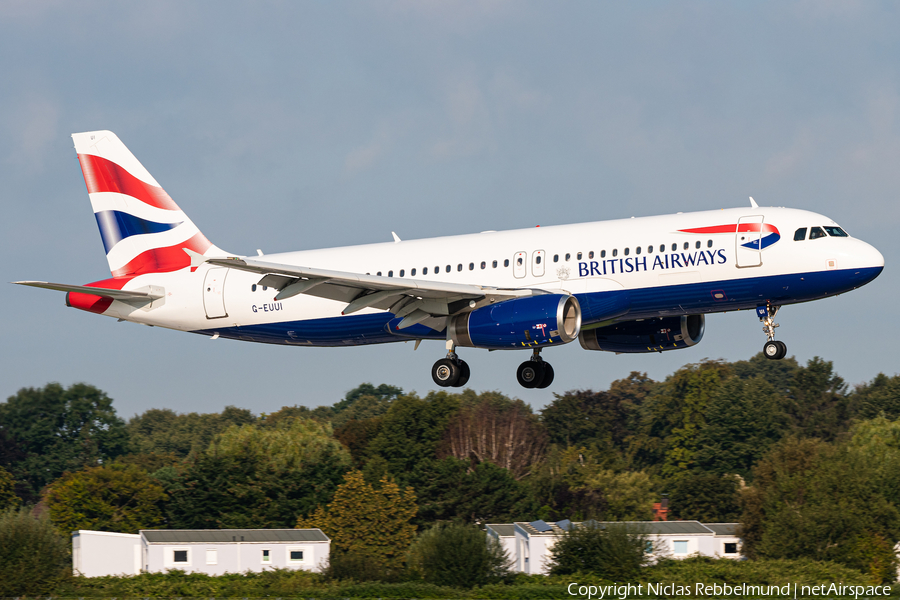 British Airways Airbus A320-232 (G-EUUI) | Photo 346971