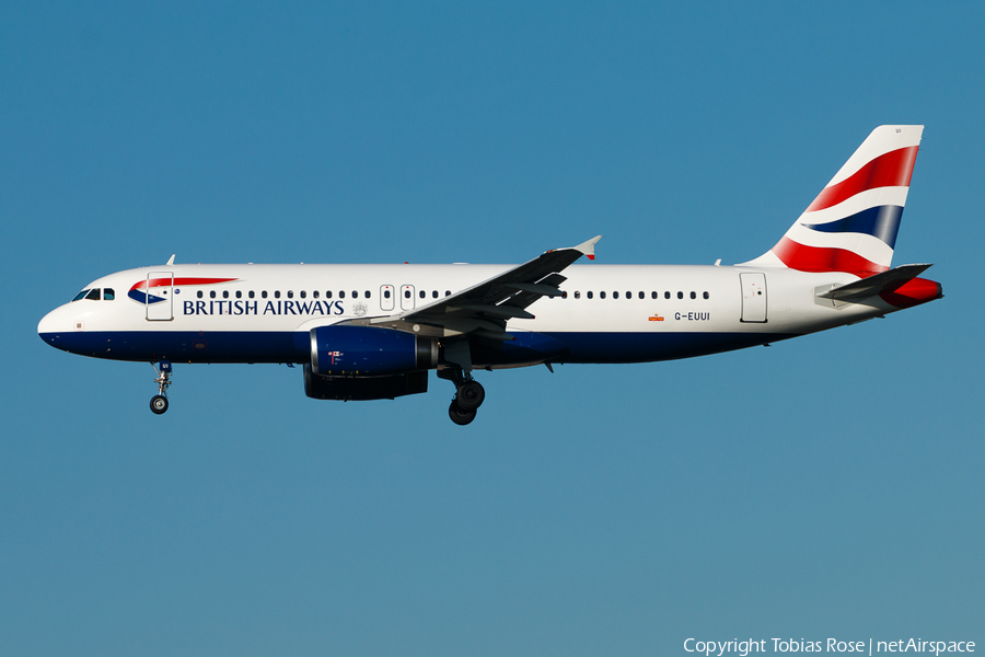 British Airways Airbus A320-232 (G-EUUI) | Photo 301926