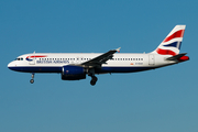 British Airways Airbus A320-232 (G-EUUI) at  London - Heathrow, United Kingdom