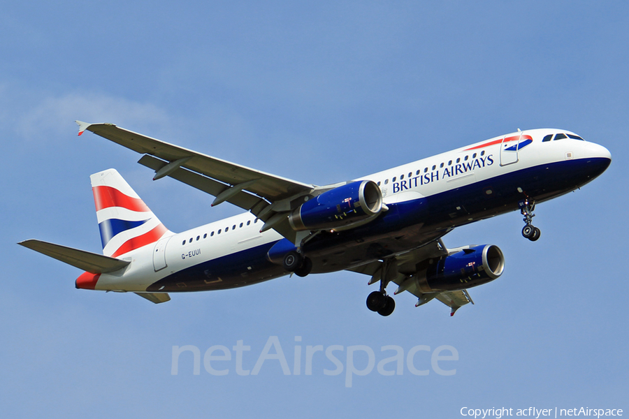 British Airways Airbus A320-232 (G-EUUI) | Photo 398499
