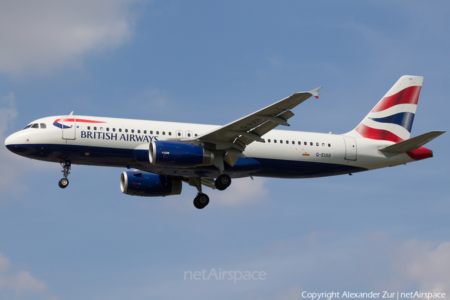 British Airways Airbus A320-232 (G-EUUI) | Photo 522235