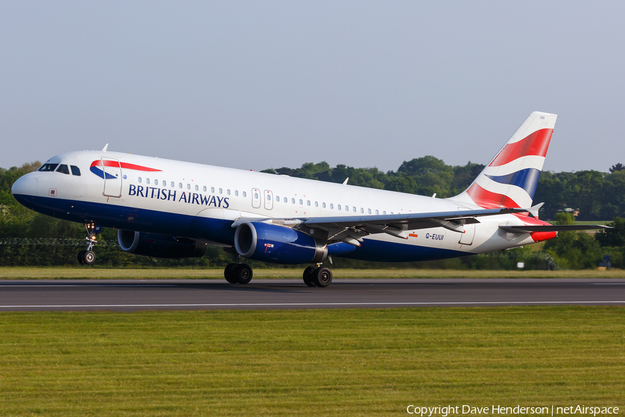 British Airways Airbus A320-232 (G-EUUI) | Photo 154327