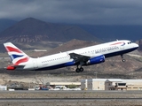British Airways Airbus A320-232 (G-EUUJ) at  Tenerife Sur - Reina Sofia, Spain