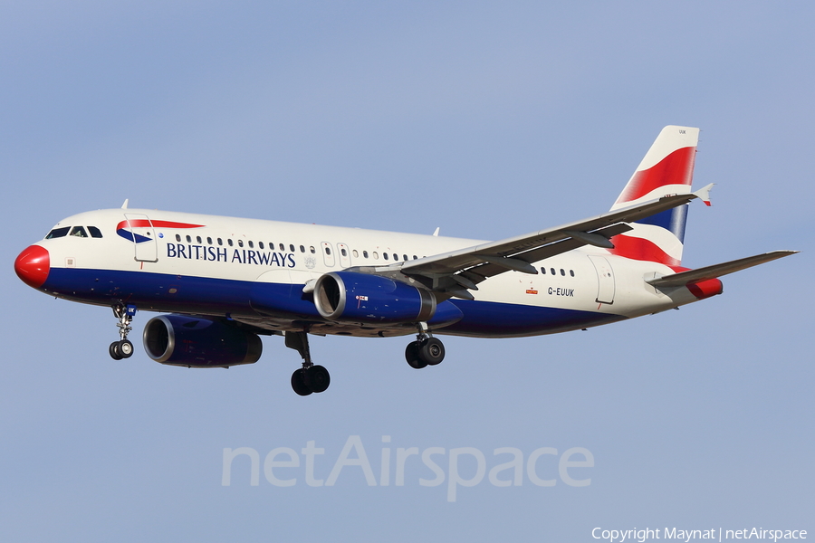 British Airways Airbus A320-232 (G-EUUK) | Photo 179647