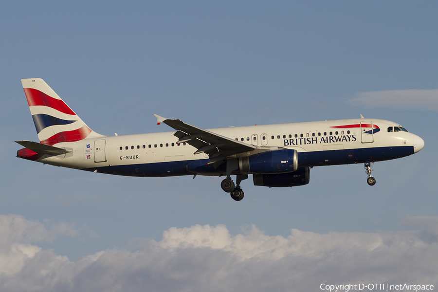 British Airways Airbus A320-232 (G-EUUK) | Photo 389047