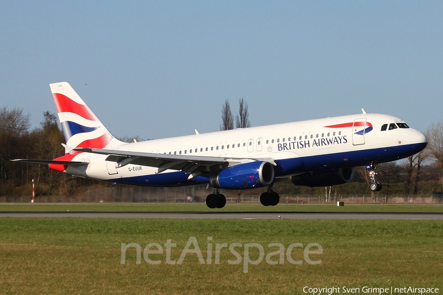 British Airways Airbus A320-232 (G-EUUK) | Photo 25731
