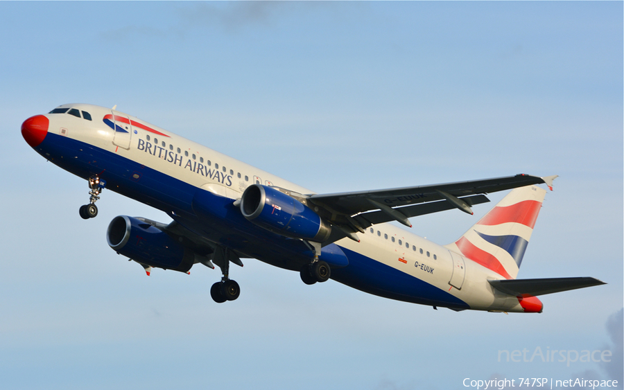 British Airways Airbus A320-232 (G-EUUK) | Photo 34240