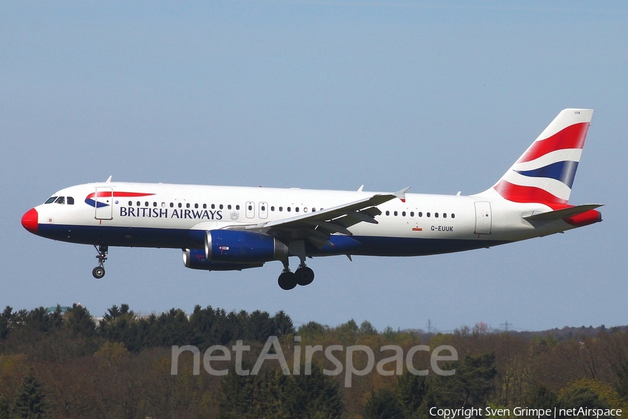 British Airways Airbus A320-232 (G-EUUK) | Photo 45295
