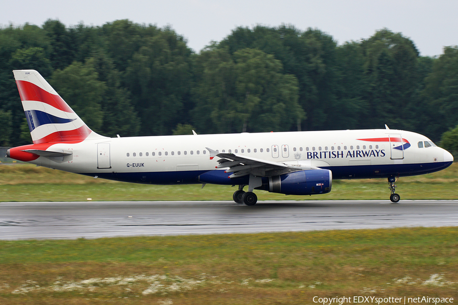 British Airways Airbus A320-232 (G-EUUK) | Photo 292990