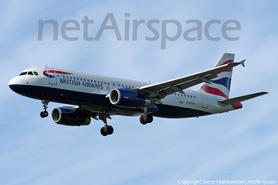 British Airways Airbus A320-232 (G-EUUK) | Photo 172827