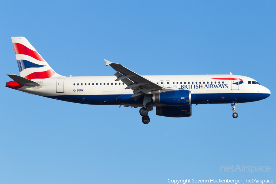 British Airways Airbus A320-232 (G-EUUK) | Photo 226290