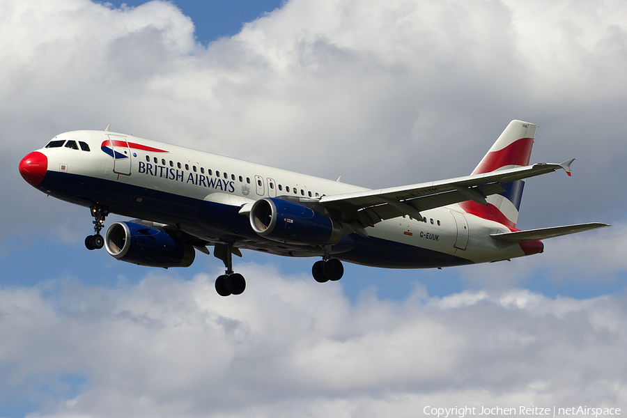 British Airways Airbus A320-232 (G-EUUK) | Photo 51460