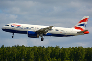 British Airways Airbus A320-232 (G-EUUL) at  Billund, Denmark