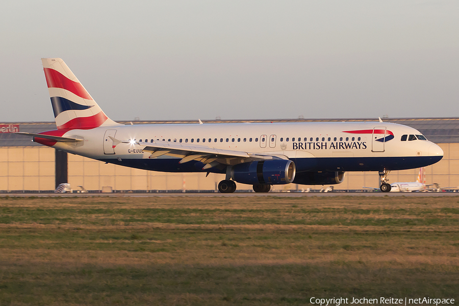 British Airways Airbus A320-232 (G-EUUL) | Photo 150347