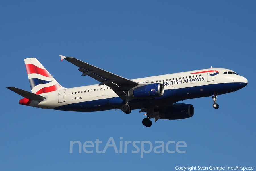 British Airways Airbus A320-232 (G-EUUL) | Photo 23567