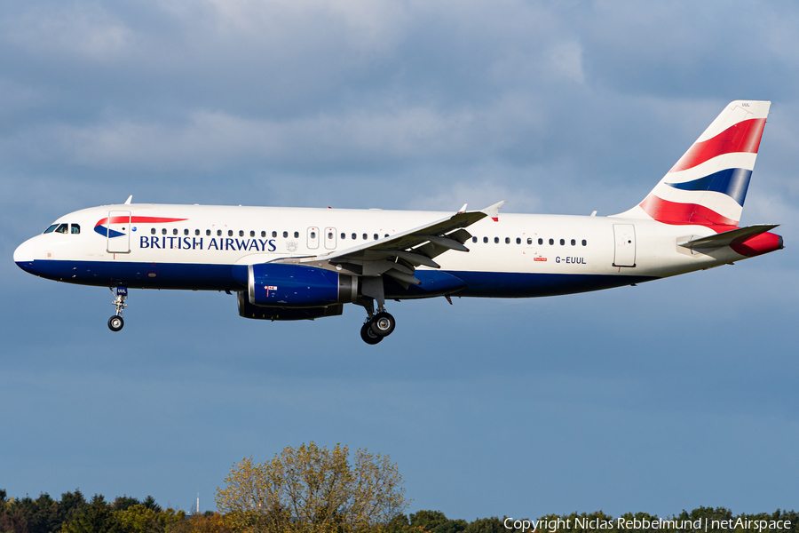 British Airways Airbus A320-232 (G-EUUL) | Photo 355098