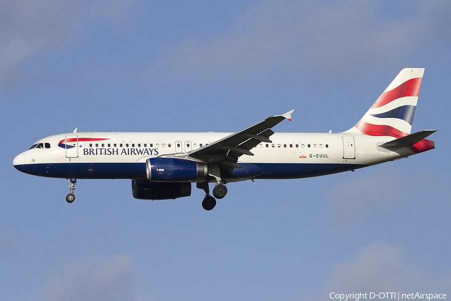 British Airways Airbus A320-232 (G-EUUL) | Photo 400782