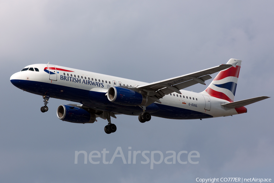 British Airways Airbus A320-232 (G-EUUL) | Photo 52674