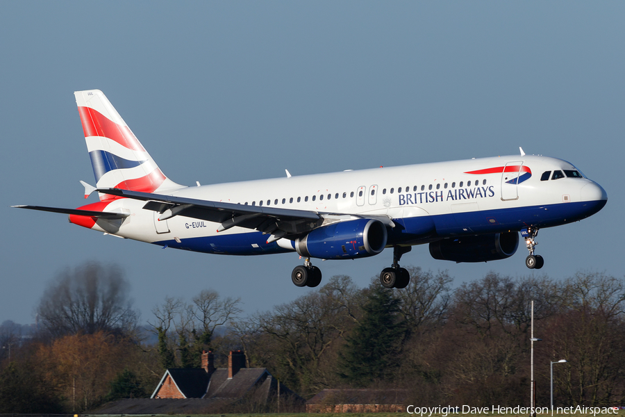 British Airways Airbus A320-232 (G-EUUL) | Photo 212628