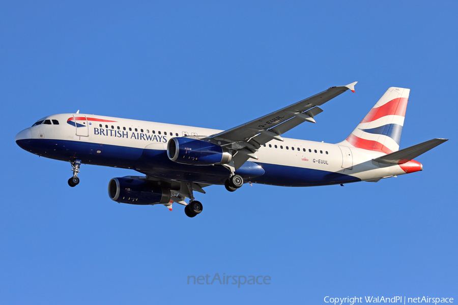 British Airways Airbus A320-232 (G-EUUL) | Photo 485524