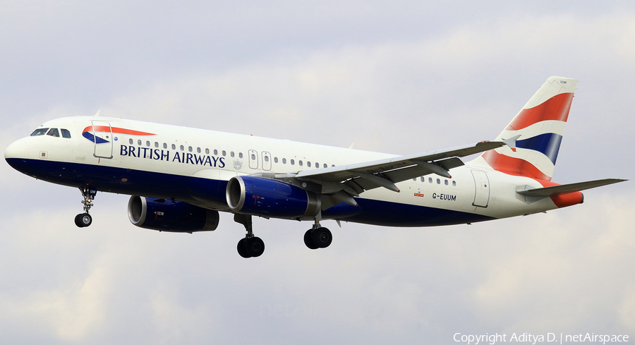 British Airways Airbus A320-232 (G-EUUM) | Photo 365022