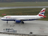British Airways Airbus A320-232 (G-EUUM) at  Cologne/Bonn, Germany
