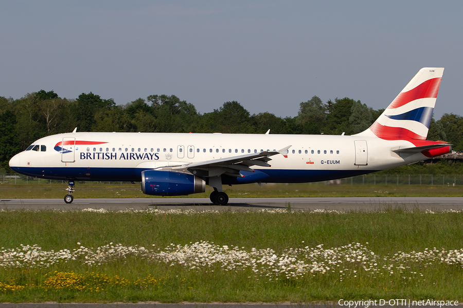 British Airways Airbus A320-232 (G-EUUM) | Photo 326095