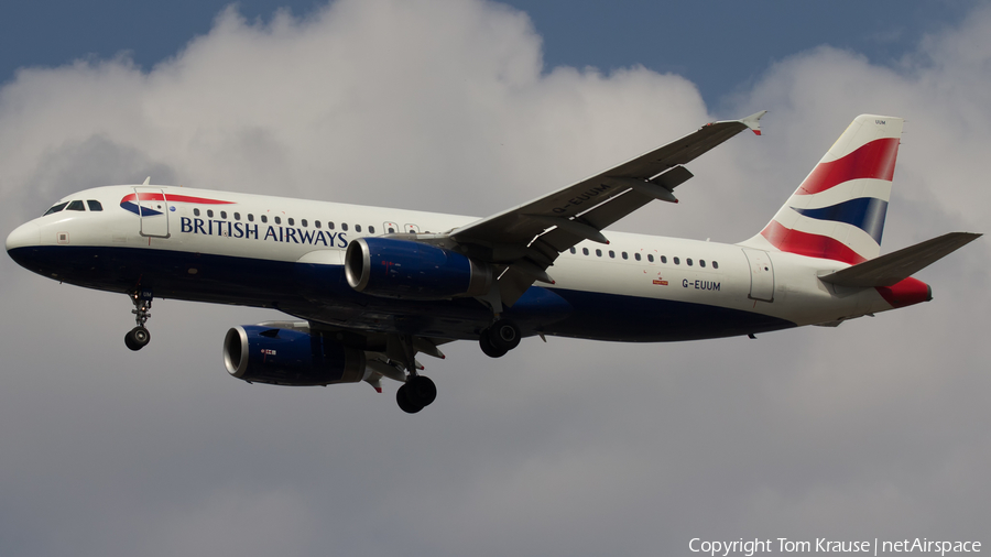 British Airways Airbus A320-232 (G-EUUM) | Photo 328147