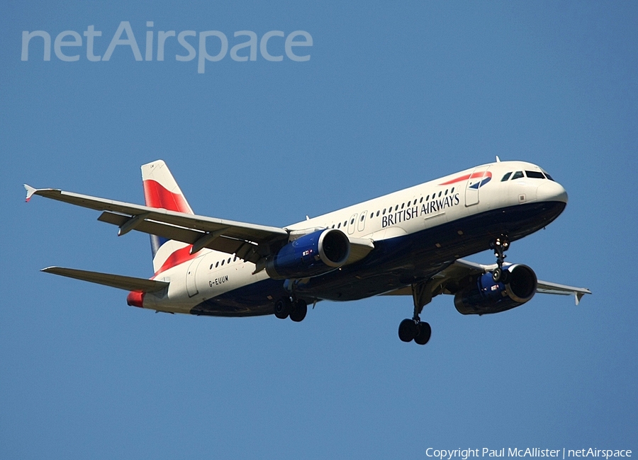 British Airways Airbus A320-232 (G-EUUM) | Photo 3760