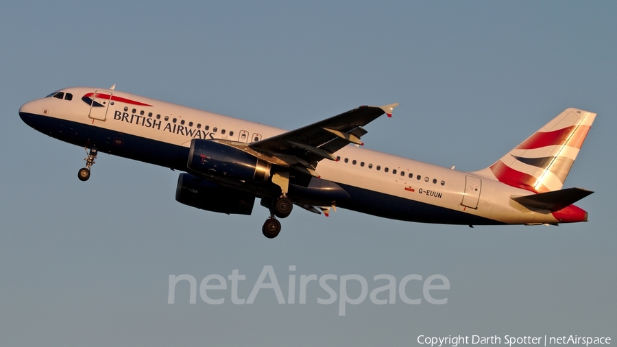 British Airways Airbus A320-232 (G-EUUN) | Photo 234274
