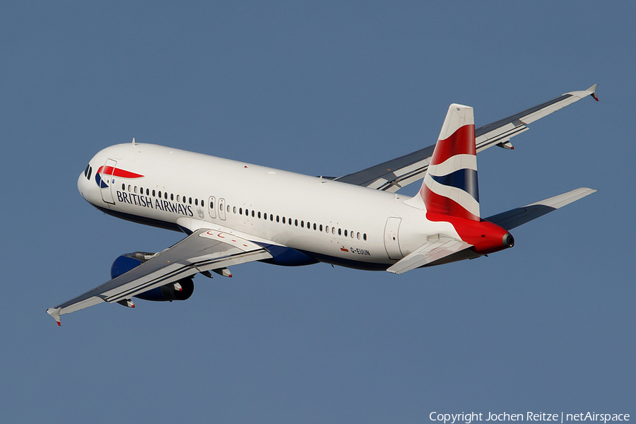 British Airways Airbus A320-232 (G-EUUN) | Photo 156563