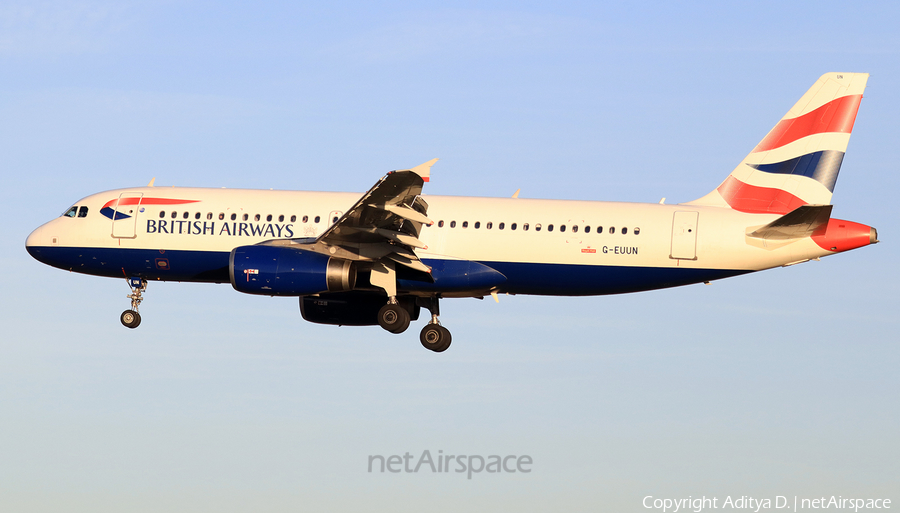 British Airways Airbus A320-232 (G-EUUN) | Photo 364262