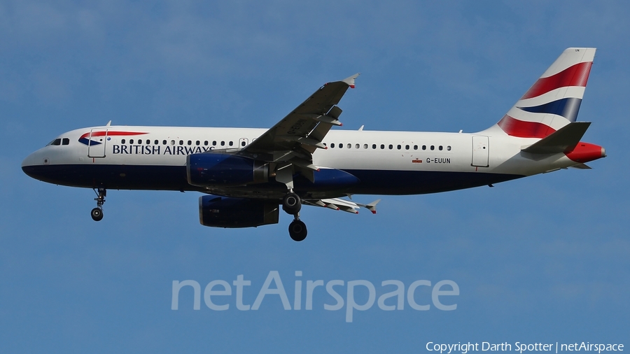 British Airways Airbus A320-232 (G-EUUN) | Photo 221743