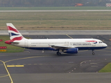 British Airways Airbus A320-232 (G-EUUN) at  Dusseldorf - International, Germany