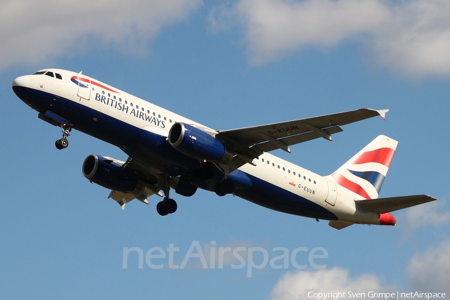 British Airways Airbus A320-232 (G-EUUN) | Photo 17718