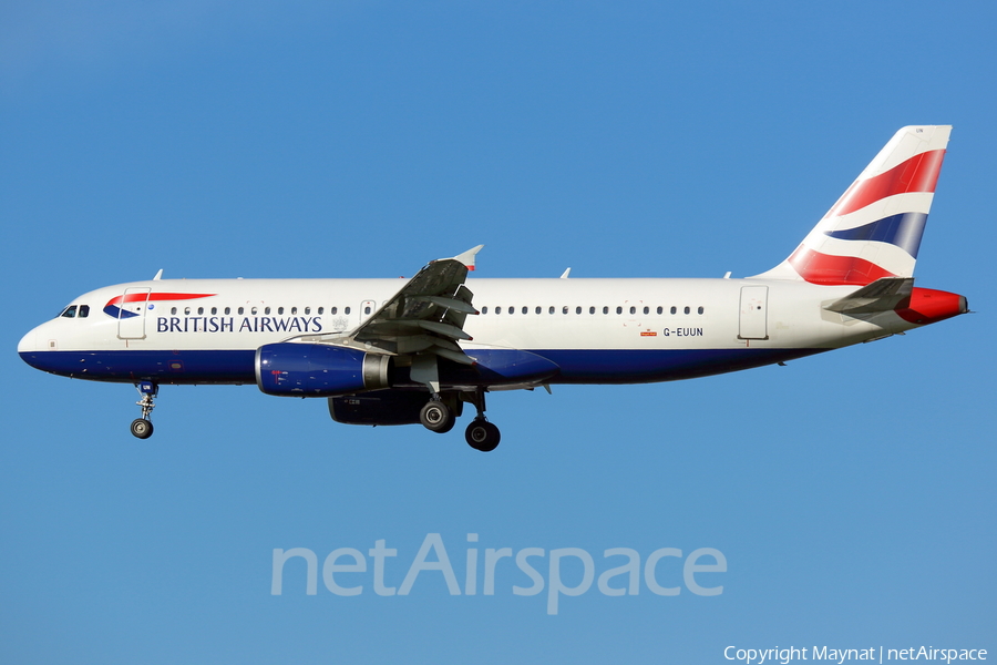 British Airways Airbus A320-232 (G-EUUN) | Photo 217398
