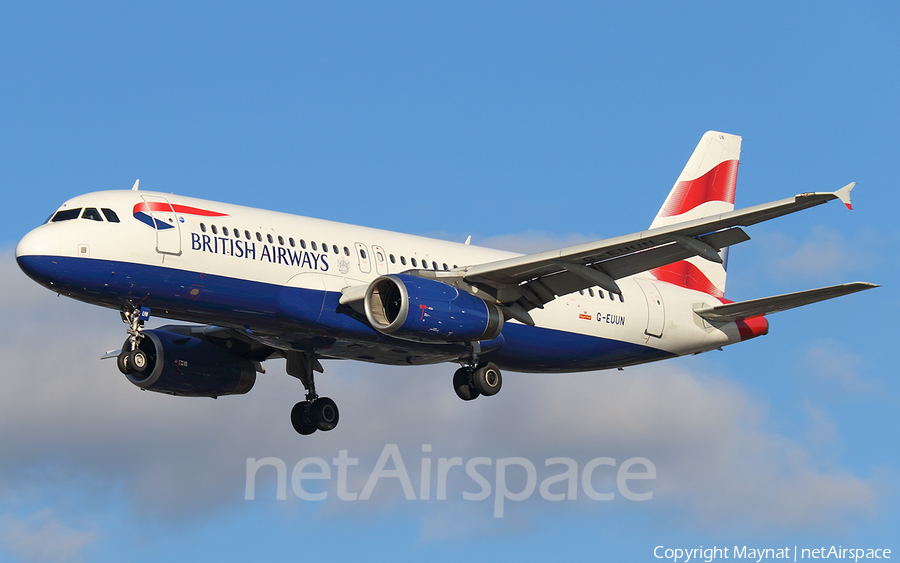 British Airways Airbus A320-232 (G-EUUN) | Photo 295101