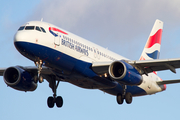 British Airways Airbus A320-232 (G-EUUN) at  London - Heathrow, United Kingdom