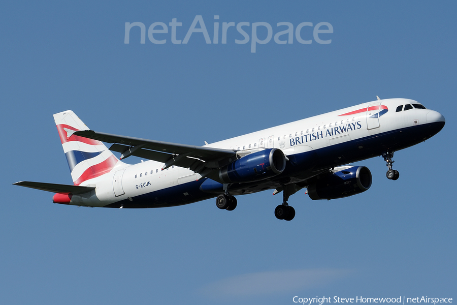British Airways Airbus A320-232 (G-EUUN) | Photo 505208