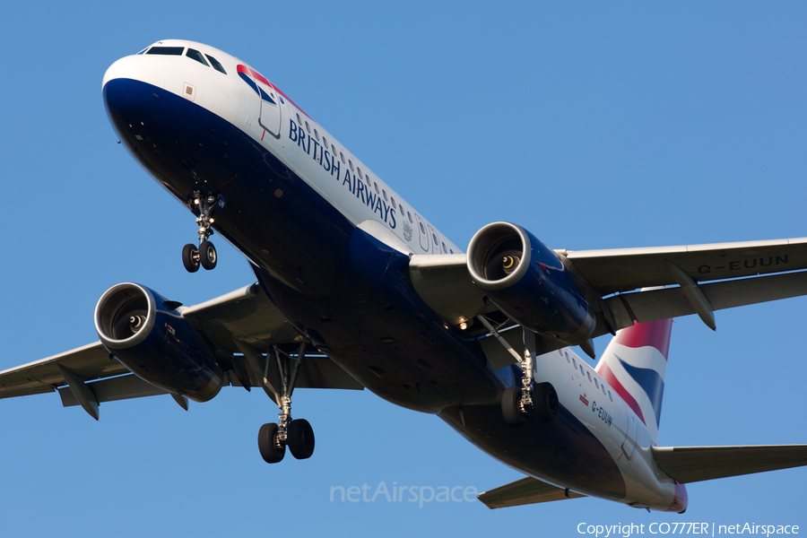 British Airways Airbus A320-232 (G-EUUN) | Photo 80738