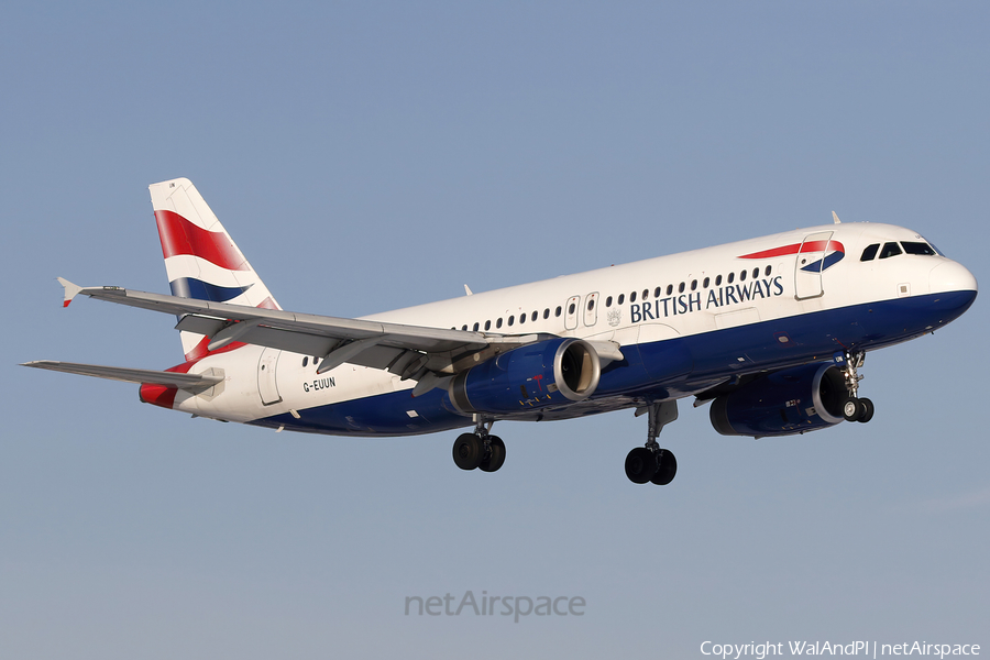 British Airways Airbus A320-232 (G-EUUN) | Photo 540601