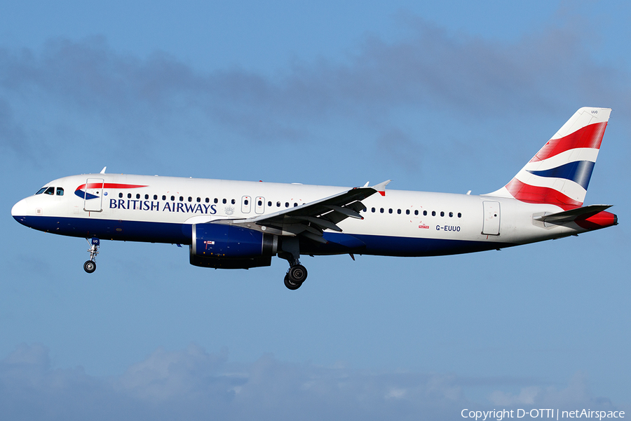 British Airways Airbus A320-232 (G-EUUO) | Photo 481340