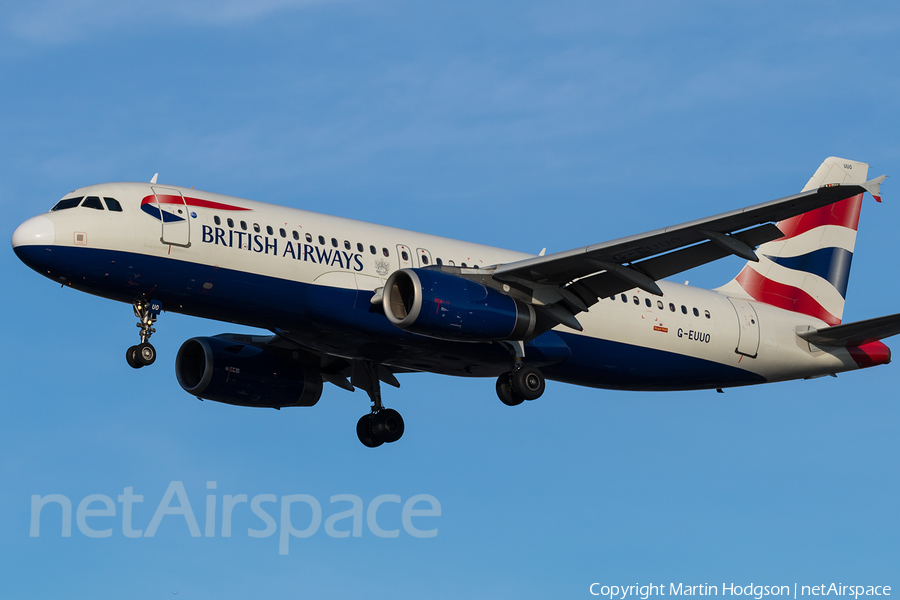 British Airways Airbus A320-232 (G-EUUO) | Photo 131192