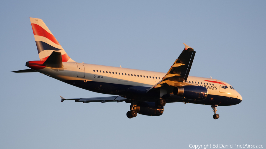British Airways Airbus A320-232 (G-EUUO) | Photo 252064
