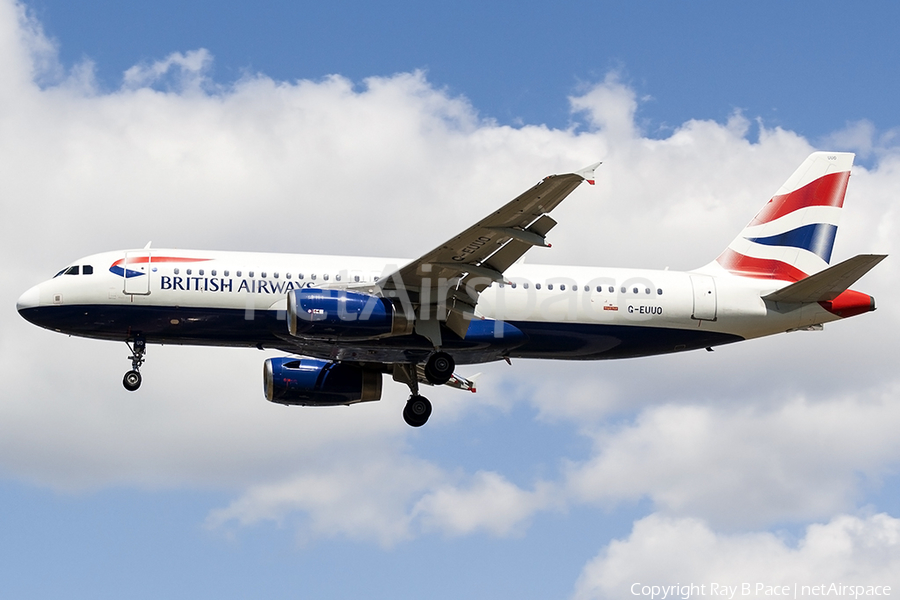 British Airways Airbus A320-232 (G-EUUO) | Photo 255185
