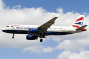 British Airways Airbus A320-232 (G-EUUO) at  London - Heathrow, United Kingdom