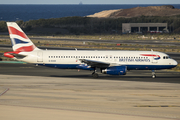 British Airways Airbus A320-232 (G-EUUO) at  Gran Canaria, Spain
