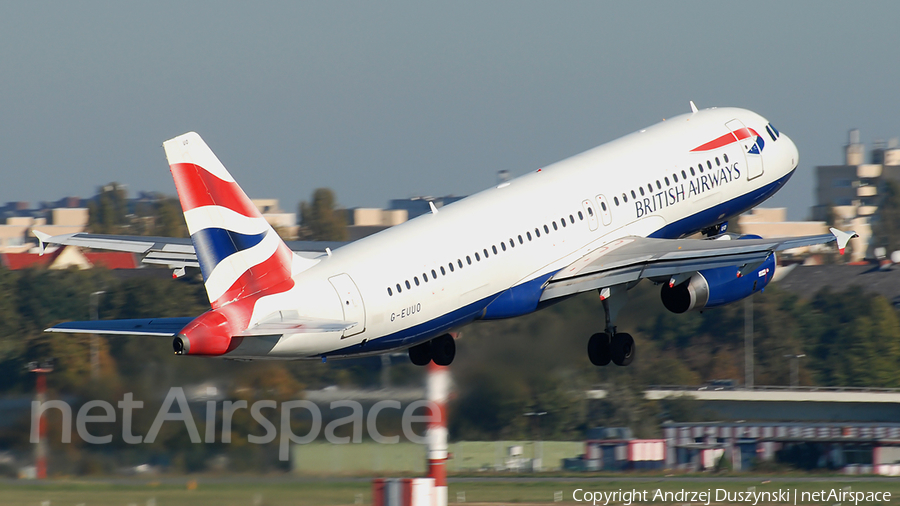 British Airways Airbus A320-232 (G-EUUO) | Photo 448930