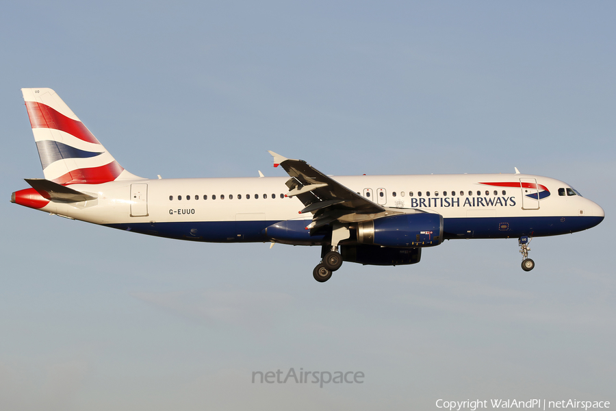 British Airways Airbus A320-232 (G-EUUO) | Photo 608427