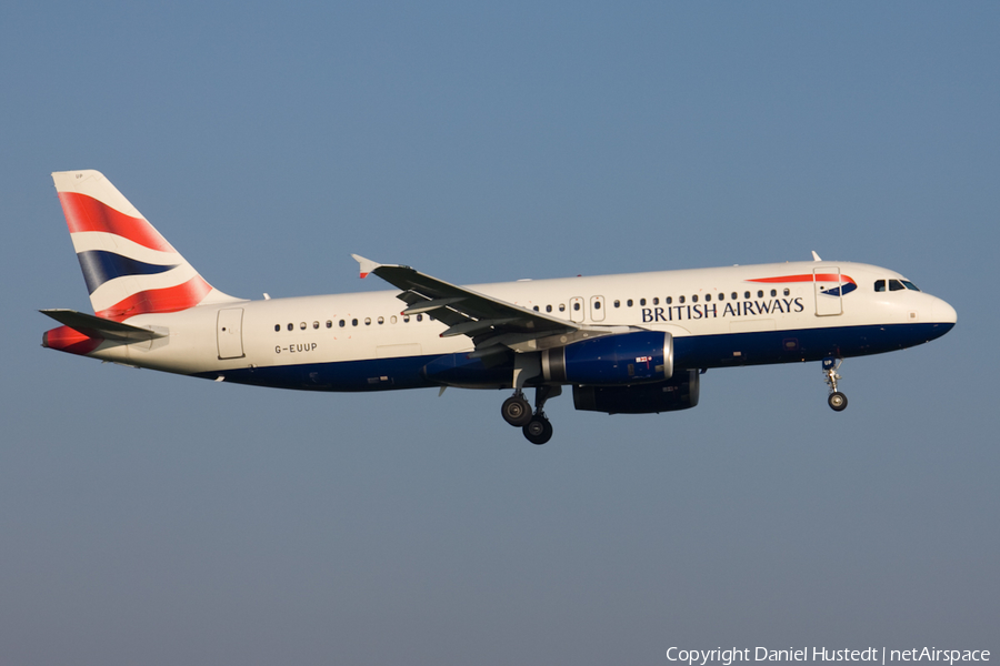 British Airways Airbus A320-232 (G-EUUP) | Photo 546855